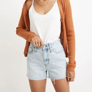Madewell The Perfect Jean Short In Millman Wash Size 23